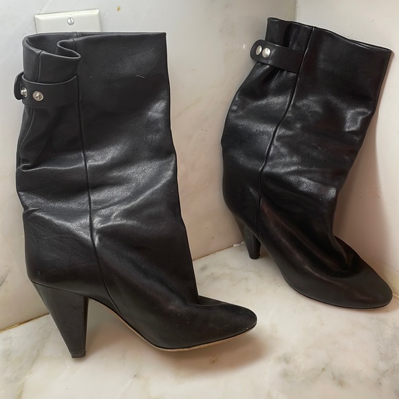 Excellent condition Isabel Marant wrinkle-effect Lakfee boots in supple leather - Picture 2 of 8